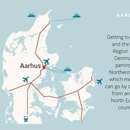 Apartament Bo Med Stil Og Udsigt Til Aarhus Lystbadehavn Zewnętrze zdjęcie