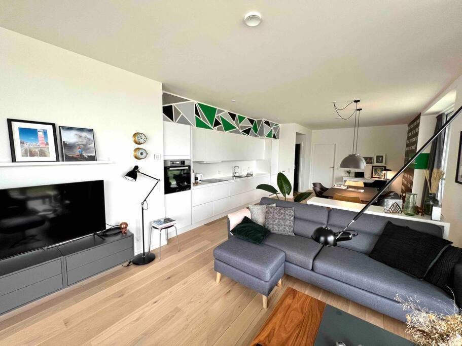 Apartament Bo Med Stil Og Udsigt Til Aarhus Lystbadehavn Zewnętrze zdjęcie