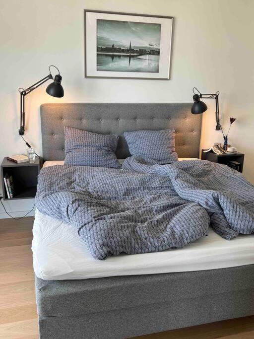 Apartament Bo Med Stil Og Udsigt Til Aarhus Lystbadehavn Zewnętrze zdjęcie