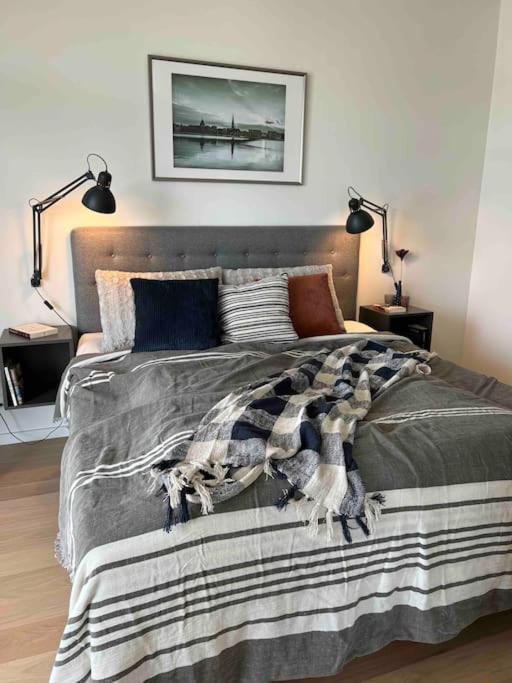 Apartament Bo Med Stil Og Udsigt Til Aarhus Lystbadehavn Zewnętrze zdjęcie